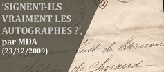 Signent-ils vraiment les autographes ?, article de MDA
