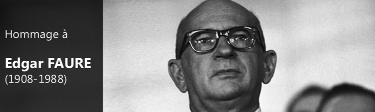 Hommage à Edgar Faure