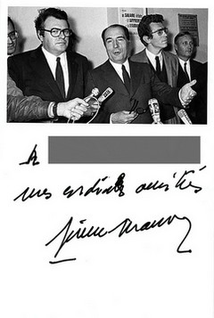 Autographe de Pierre Mauroy