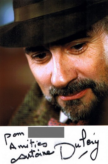 Autographe de Antoine Duléry