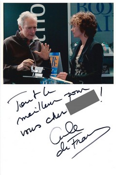 Autographe de Cécile de France