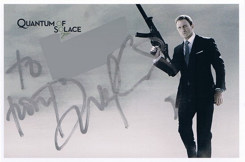 Autographe de Daniel Craig