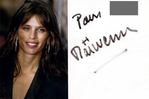 Autographe de Maïwenn Le Besco