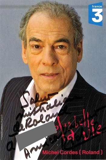 Autographe de Michel Cordes