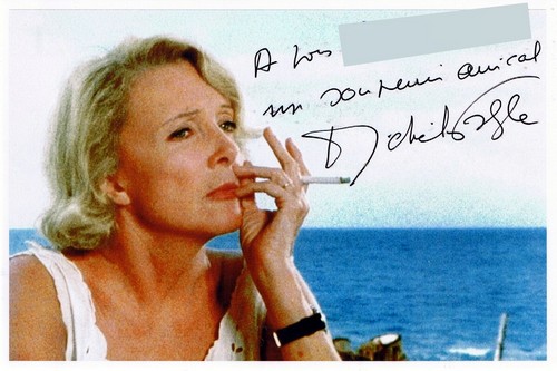 Autographe de Micheline Presle