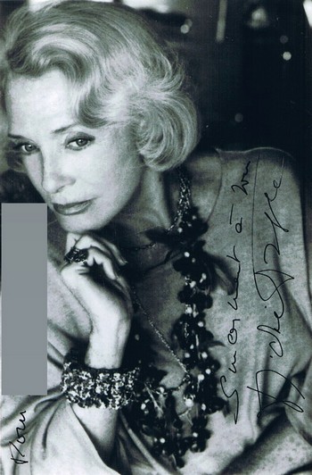 Autographe de Micheline Presle