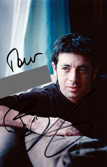 Autographe de Patrick Bruel