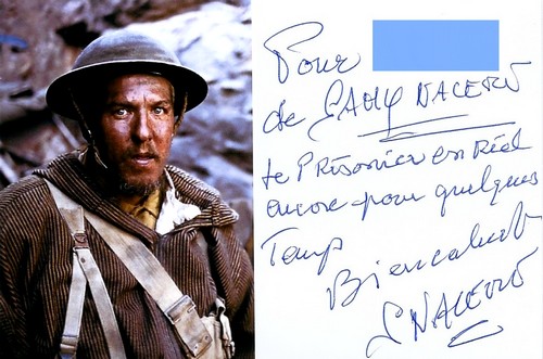 Autographe de Samy Naceri