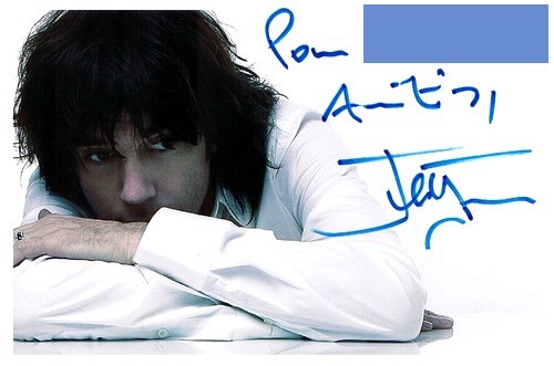Autographe de Jean-Michel Jarre