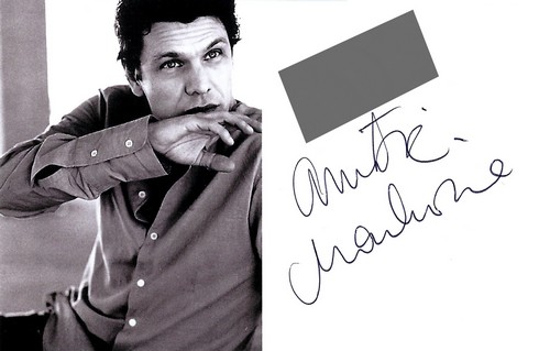 Autographe de Marc Lavoine