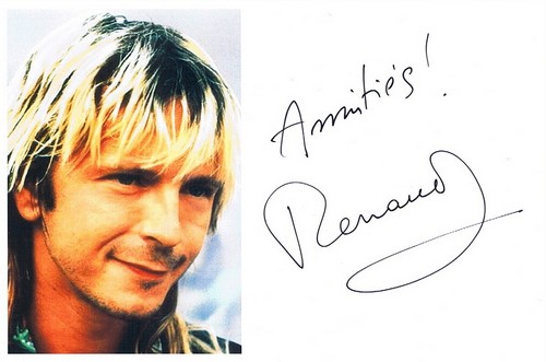 Autographe de Renaud