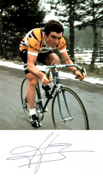 Autographe de Bernard Hinault
