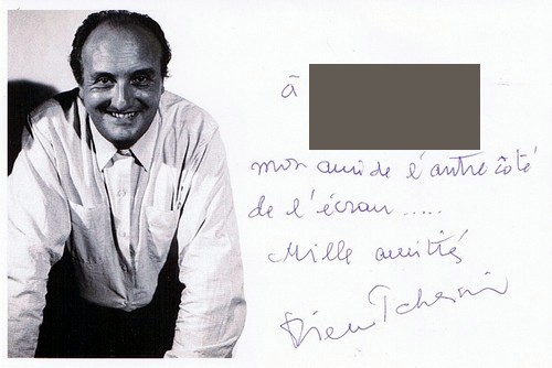 Autographe de Pierre Tchernia