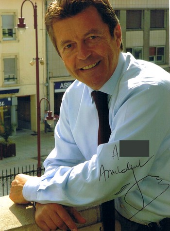 Autographe d'Alain Joyandet