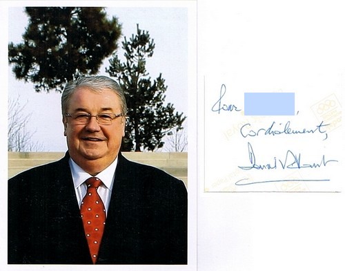 Autographe de Daniel Vaillant