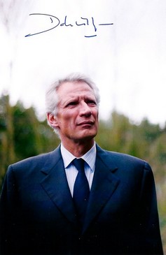 Autographe de Dominique de Villepin