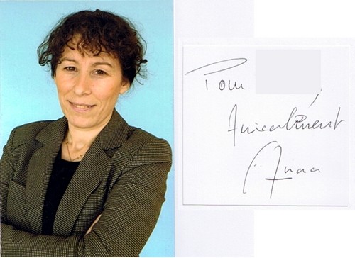 Autographe de Fadela Amara