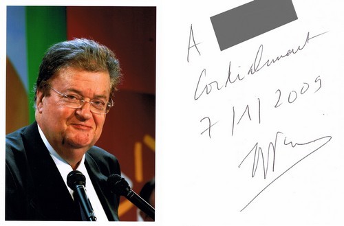 Autographe de Georges Frêche