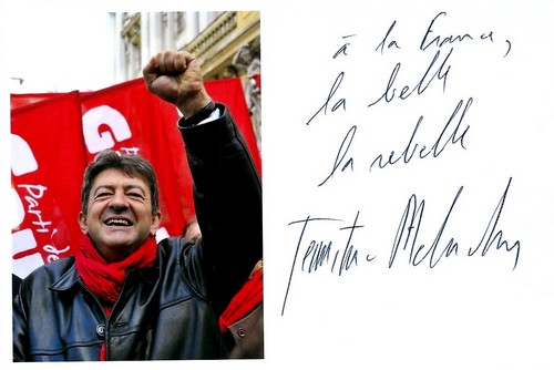Autographe de Jean-Luc Mélenchon