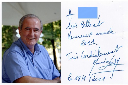 Autographe de Maurice Leroy