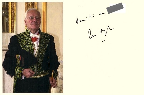 Autographe de Pierre Mazeaud