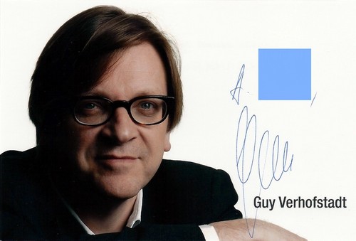 Autographe de Guy Verhofstadt